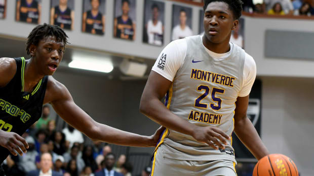 Montverde Academy senior forward Derik Queen looks for a lane against Prolific Prep during the MAIT championship game Saturday.
